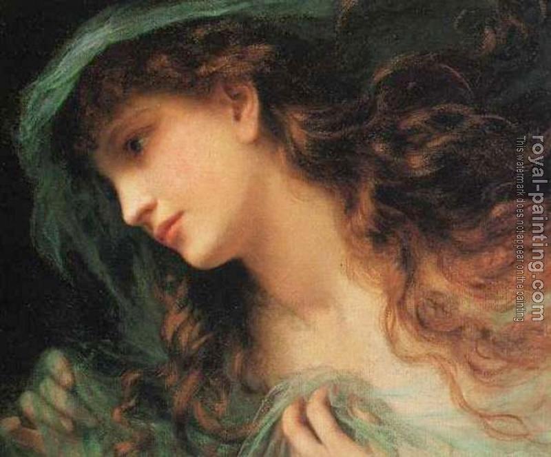 Sophie Gengembre Anderson : The Head of a Nymph
